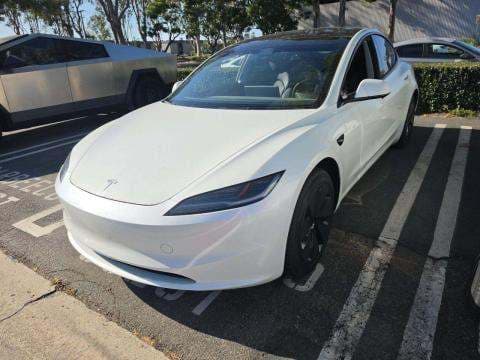 2025 Tesla Model 3 Long Range auction research vehicle